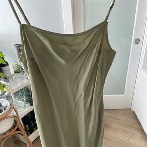 Mini silk dress